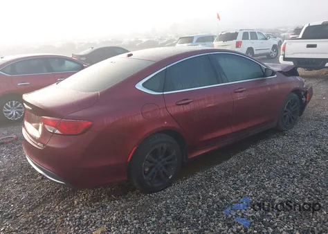 2015 Chrysler 200 Limited из США, поврежденный, VIN 1C3CCCAB0FN623009